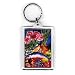 Peonies, 2006 (w/c on paper) by Hilary Rosen - Acrylic Keyring - Art247 - Standard Size