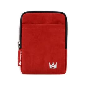 Buy CaseCrown Faux Suede Sleeve Case (Red) for Samsung Galaxy 5.0 Android MP3 Player 5... now!