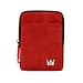 CaseCrown Faux Suede Sleeve Case (Red) for Maxtor STM901203OTA3E1-RK OneTouch 4 Mini 120 GB 2.5-Inch