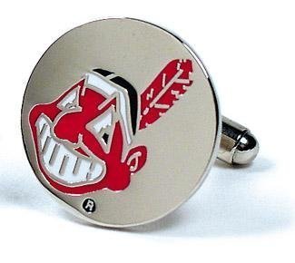 Cleveland Indians Cufflinks - MLB Baseball Sports Themed Formal Wear
