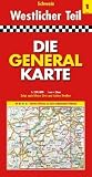 Die Generalkarte Schweiz Westlicher Teil 1:200 000 - Mairdumont