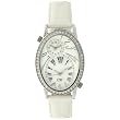 Charles Winston Women's Dual Time Cubic Zirconia Accented Watch #WS0282-CZ-WH