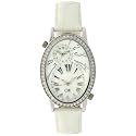 Charles Winston Women's Dual Time Cubic Zirconia Accented Watch #WS0282-CZ-WH