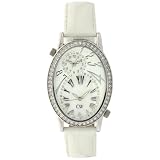 Charles Winston Women's Dual Time Cubic Zirconia Accented Watch #WS0282-CZ-WH