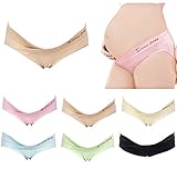 Black Omen（ブラックオーメン）伸縮性あり ビキニ型 クロスタイプ 浅履き ストレッチ マタニティショーツ（妊婦さん用パンツ）ウエスト折り返し ローライズ（別色3色セット福袋（色はランダム）、
