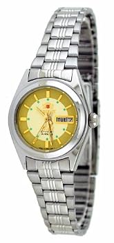 Orient #BNQ1X001C Women's Tri Star Champagne Dial Automatic Watch