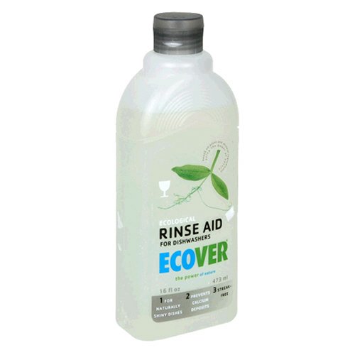 Ecover Rinse Aid, 16-Ounce Bottle  (Pack of 6)