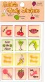 Edible Flavored Body Stickers Pasties