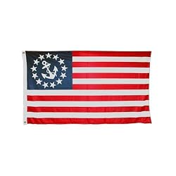 U.S. Yacht - Anchor - Flag 3ft x 5ft Superknit Polyester - Double Sided