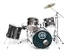 HB Drums Predator 5 Pc Drum Set Deep Ocean Black Comple