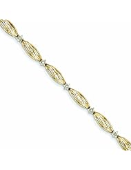 1 Carat 14K Gold Diamond Bracelet