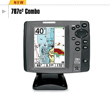 Humminbird 787C2 Combo NVB Color Fish finder with GPS and Navionics Bundle