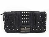 Coach New Kristin Leather Clutch Handbag BLACK&GUNMETAL – Coach 15359BLK Review