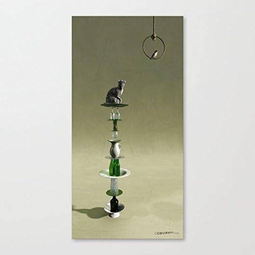 Equilibrium III Art Canvas Print Wall Art for Home Decor 24 by 16 In