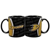 NHL Anaheim Ducks 15-Ounce White Silhouette Mug (2 Pack)