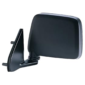 K Source 68002N OE Replacement Mirror 87-95 Nissan Pathfinder 86-97 Nissan Pick-up E/SE/XE, Black (Foldaway), Driver, Side, Manual