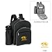 Missouri Tigers NCAA Sorrento Insulated Picnic Backpack (Black/Grey)