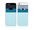 Sinjimoru Sinji Pouch Adhesive Accessory Pocket for All iPhone, iPod Touch, Galaxy S & Android Smart Phones (Ocean)