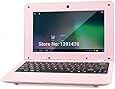 Pink 10" Inch Mini Laptop Netbook Android Computer Notebook Wifi External 3g Camera(android 4.1 - 512 Ram) Solid Black 10 Inch Laptop Notebook Netbook Pc, Wifi and Camera with Installed Apps