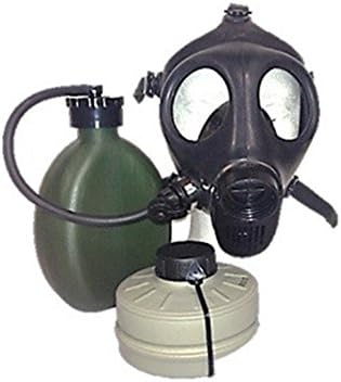 Israeli Adult Gas Mask with Nato Filter and Hydration Canteen New
