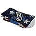 Gmark Running Socks, Women's Red, White, and Blue Patriotic American Flag Performance Crew Socks 2-Pair