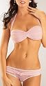 Escante Women's Be Dazzled Halter Bra Set