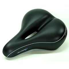 Gelsattel Anatomic 2 City Touren Sattel ~ Fahrradsattel mit Gel-Kissen reduziert die Druckbelastung auf Prostata + Schambein erheblich