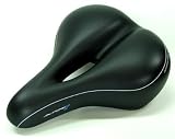 Gelsattel Anatomic 2 City Touren Sattel ~ Fahrradsattel mit Gel-Kissen reduziert die Druckbelastung auf Prostata + Schambein erheblich