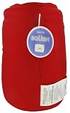 Homedics Squish Sqush Tube Neck Pillow Polystyrene Beads 12" x 7" Red