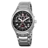 Swiss Military Hanowa Men's 06-5098-04-007 Sky Elite 316L Stainless Steel Black Dial Watch