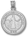 Alabama Crimson Tide Solid Sterling Silver Seal Pendant