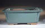 41m1WzkMBNL. SL160  Small Ceramic Bonsai Pot   4 1/2 x 3 1/2 x 1/3/4   Rectangle Black