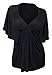 eVogues Plus Size Slimming V-neck Smocked Empire Waist Top