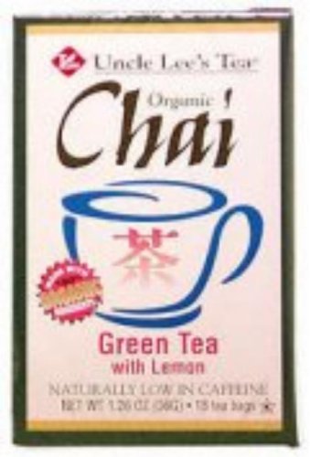 Organic Chai Green Tea 18 Bags by Uncle Lee's Teas