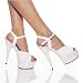 6 Inch Platform Sandal Women'S Size Shoe With Ankle Strap