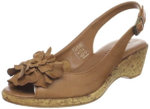 The Flexx Womens Sun Dance Wedge Sandal,Cognac Cashmere,7 M US
