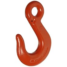 CM 458725 Herc-Alloy 800 Eye Sling Hook, Grade 80, 3/8" Size, 7100 lbs Working Load Limit