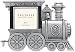 All Products : Locomotive collectible train car frame in fine pewter - First At SendAFrame