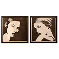 Set of 2 Deluxe Wall Decor