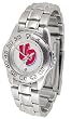 Dayton Flyers Suntime Ladies Sports Watch w/ Steel Band - NCAA College Athletics
