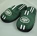 New York Jets Youth Team Stripe Plush Slippers - Size 4