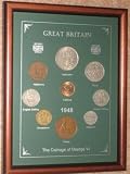 Framed 1948 Coin Year Gift Set (61st Birthday Present or Wedding Anniversary)