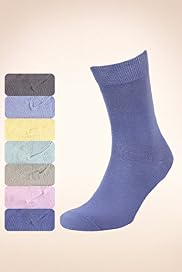 7 Pairs of Cotton Rich Freshfeet Socks with Silver Technology