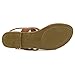 G By Guess Lorriee Women Open Toe Leather Brown Thong Sandal