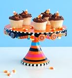 Glitterville Halloween Candy Cupcake / Cake Pedestal Stand, 6.5 Inch