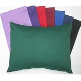 Percale Baby Pillow Case - Deep Solids - Burgundy - Made In USA