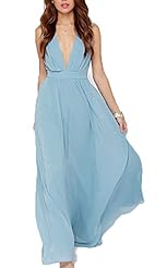V-neck Dropped   Waistline Fall Chiffon Prom Dress/Party Dress 
