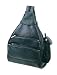 Black Lambskin Leather Mini Backpack Sling Purse w/ Cell Phone Holder
