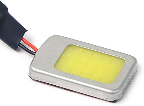 GreatTree 2PCS COB LED Panels Map Dome Interior Panel lights Bulbs 4W 18 SMD T10 & Festoon Adapter (2pcs)