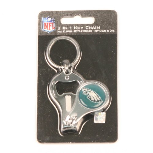 Philadelphia Eagles 3-in-1 Key Chain / Bottle Opener / Nail Clipper